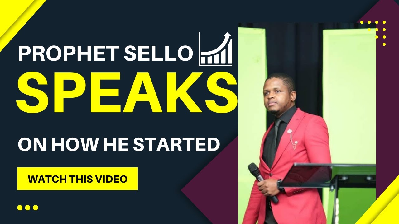 HOW I STARTED THIS MINISTRY PROPHET MICHAEL SELLO