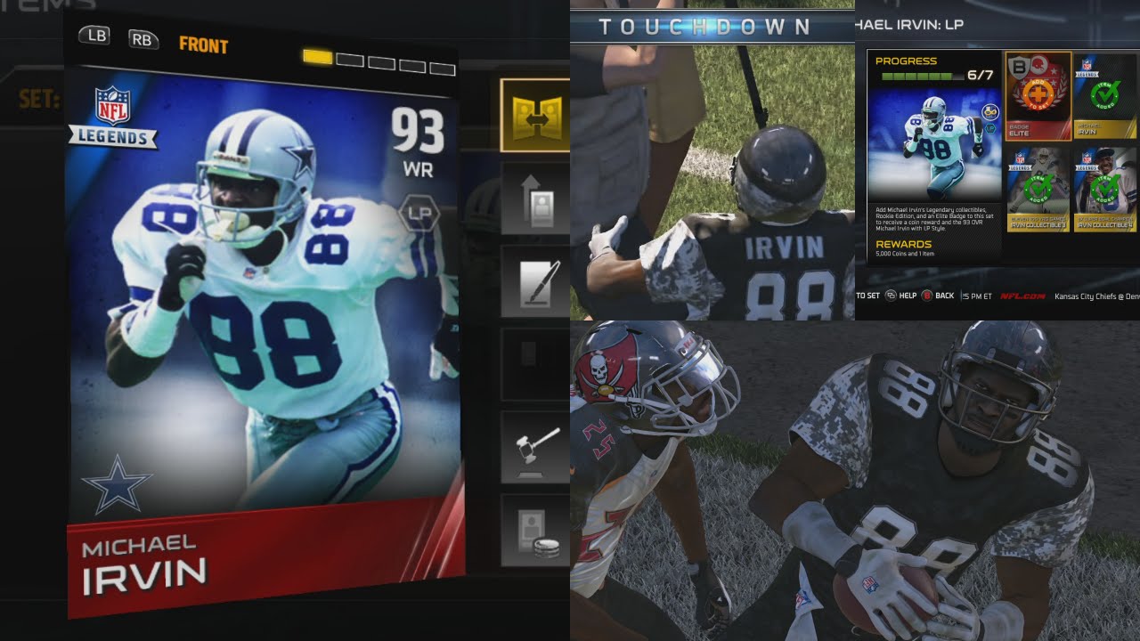 Madden 15 Ultimate Team Legend Michael Irvin Review! Madden 15 Ultimate Team Gameplay