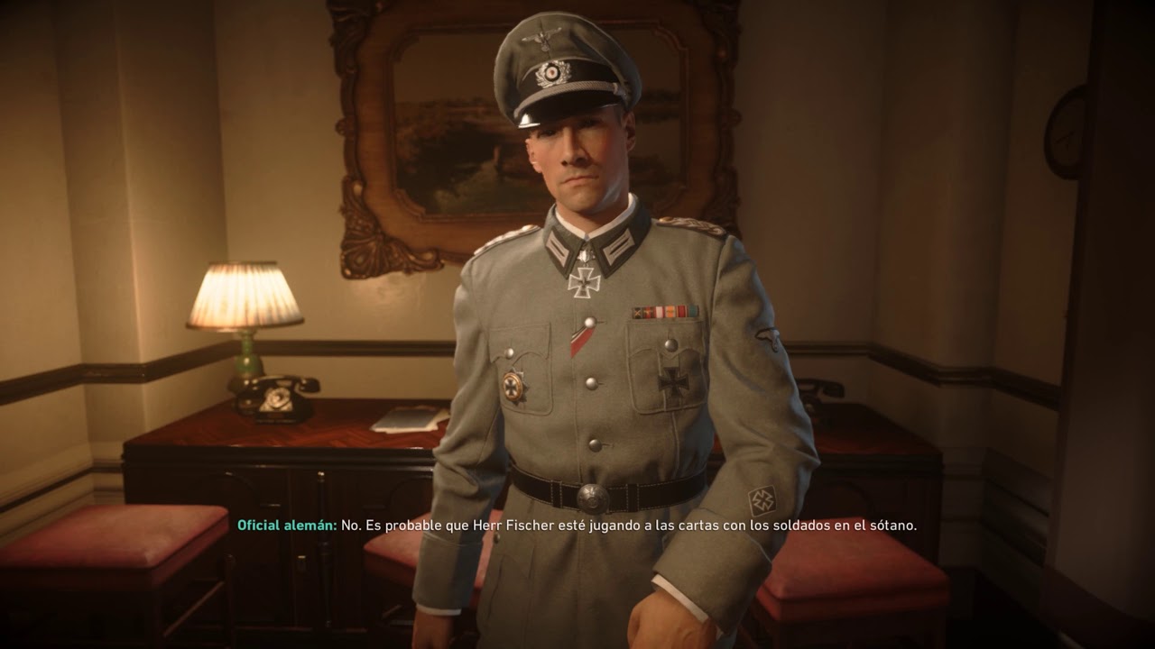 CoD WWII 09 Entra en el despacho de Heinrich (español/sin comentarios/VETERANO/PC/HD 4K)