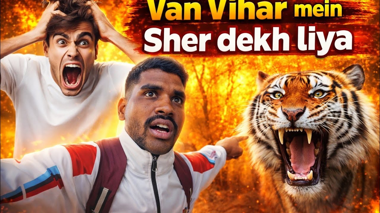 Van Vihar mein jungle wali feeling aa gayi #dailyvlog #vlog @MrSachin2m 