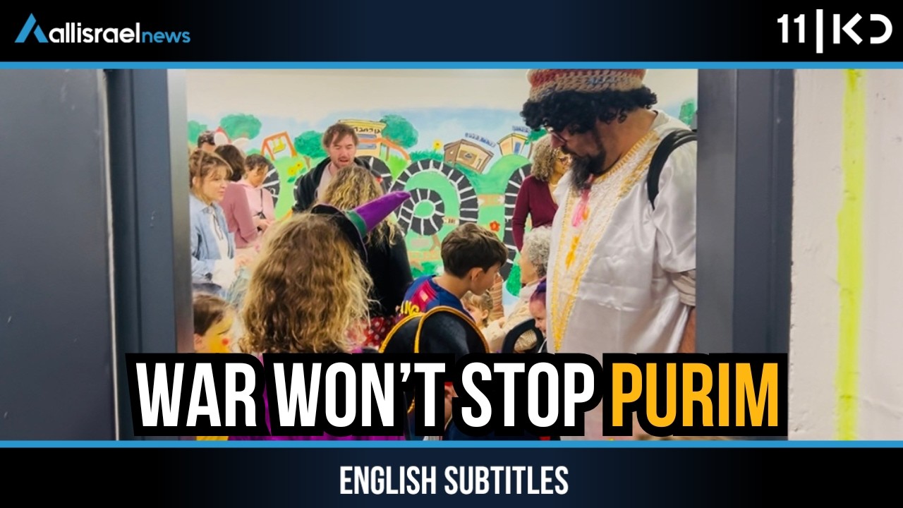 “No Persian Will Ruin Our Purim”: Israelis Celebrate in Bomb Shelters | KAN 11