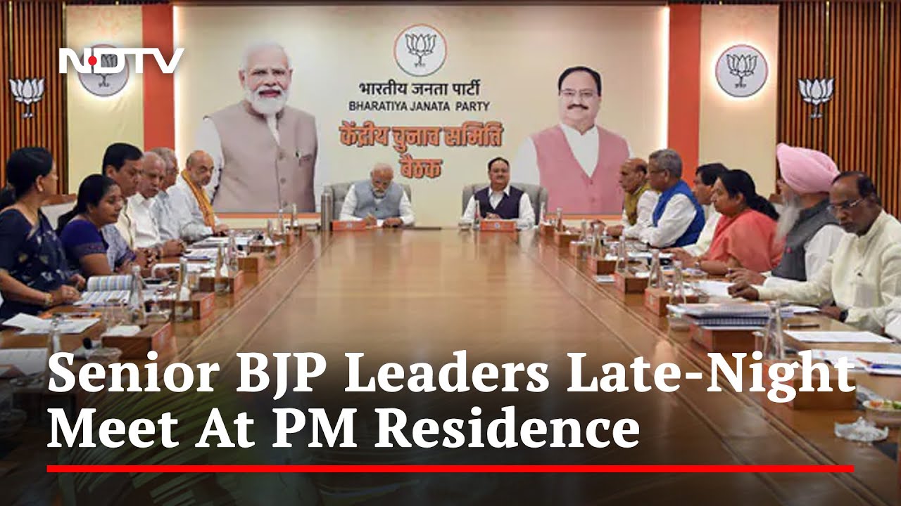 In BJP's Late-Night Meet, 2024 Polls And Reshuffle On Agenda