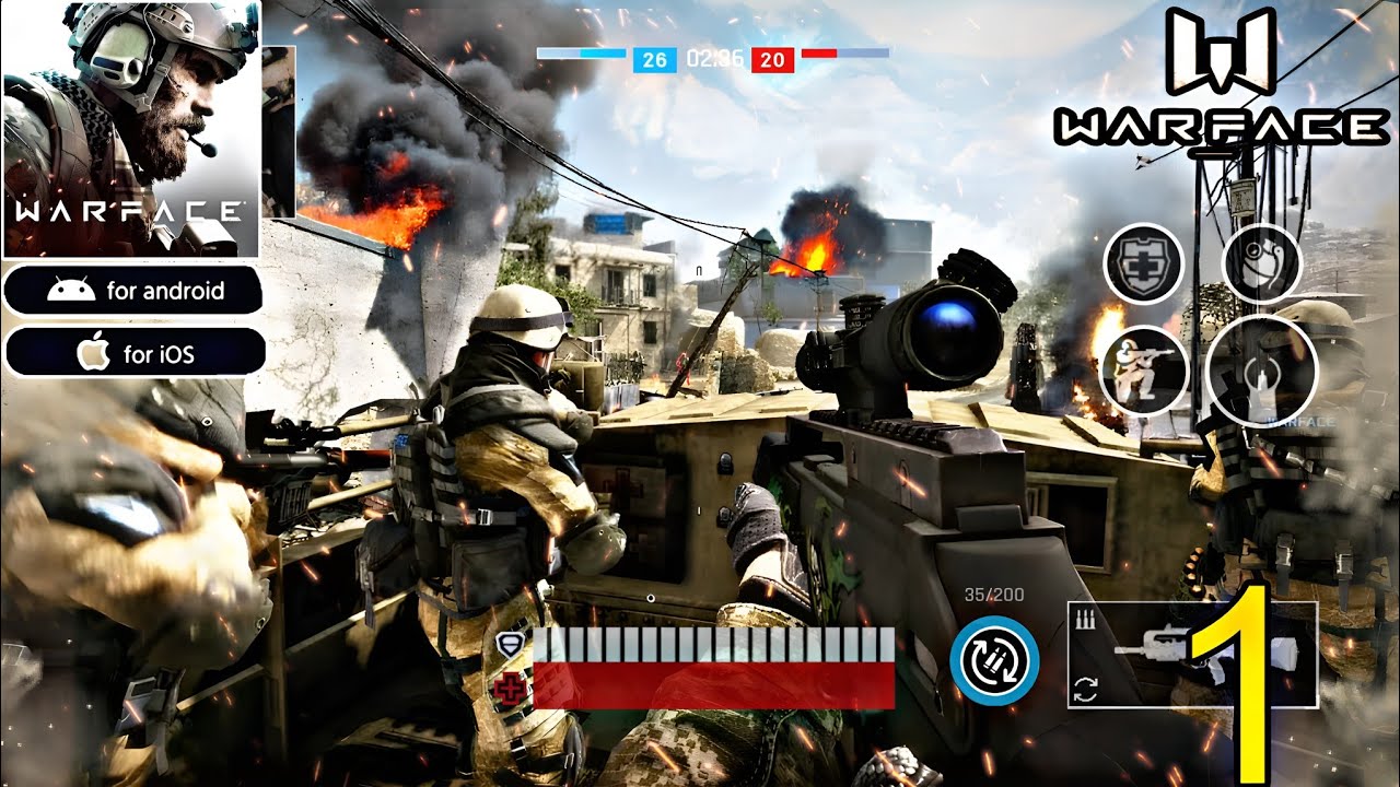 Warface GO: FPS Shooting games Gameplay Walkthrough  (Part 1) | iOS / Android
