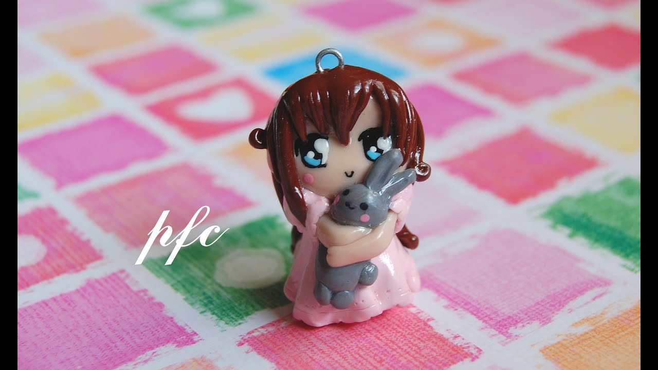 DIY Sweet Dreams Chibi Polymer Clay Charm Tutorial
