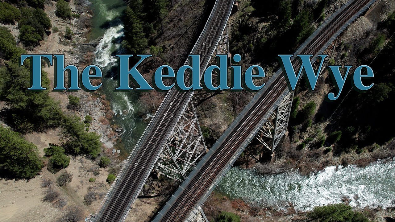 The Keddie Wye - DRONE Footage of HISTORICAL Railroad Trestle