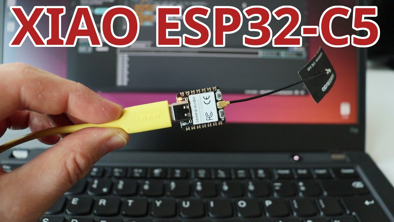 Плата разработки XIAO ESP32-C5 RISC-V с двухдиапазонным Wi-Fi 6, BLE, Zigbee и Thread.