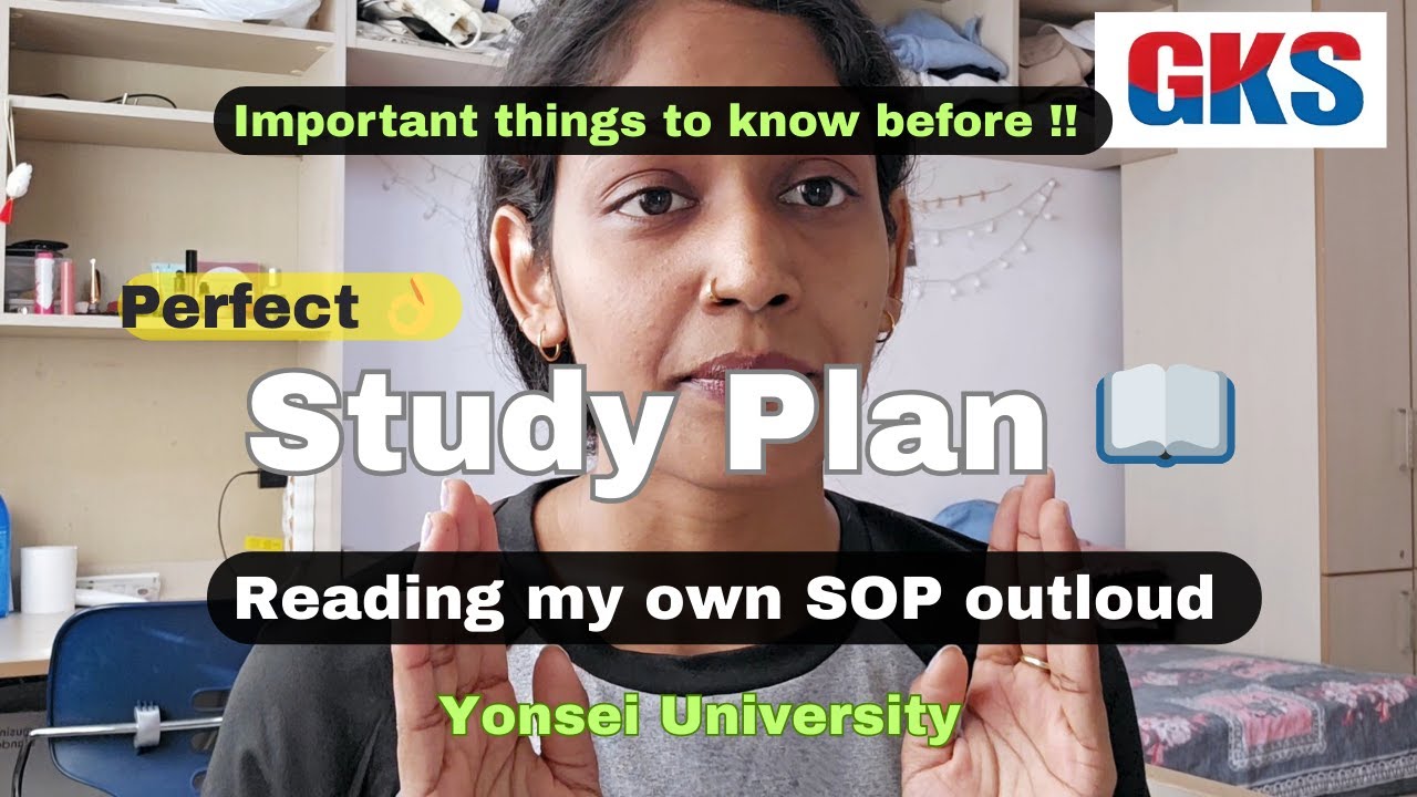Write best SOP for GKS scholarship || Reading my own SOP