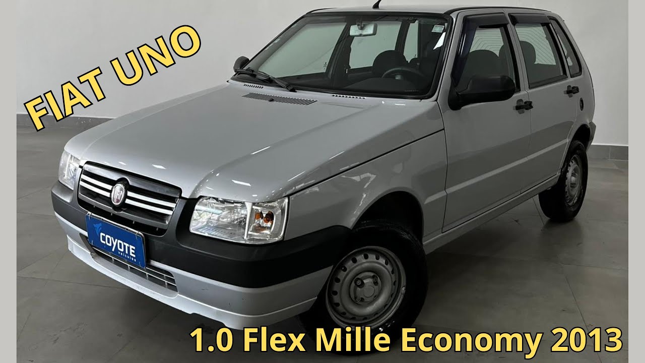 Fiat Uno Mille Economy 2013: O Rei da Economia! (Impecável)
