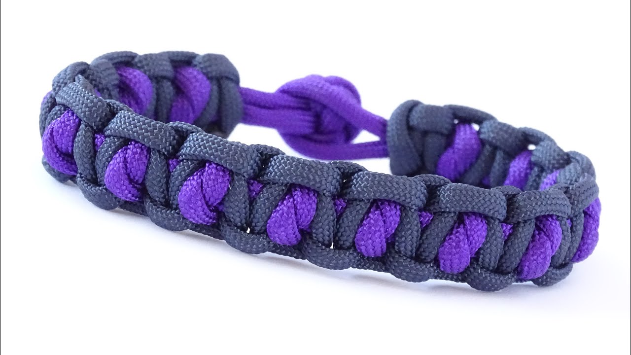 Make a Knot and Loop Cobra/Snake Knot Beaded Paracord Survival Bracelet - CBYS Tutorial