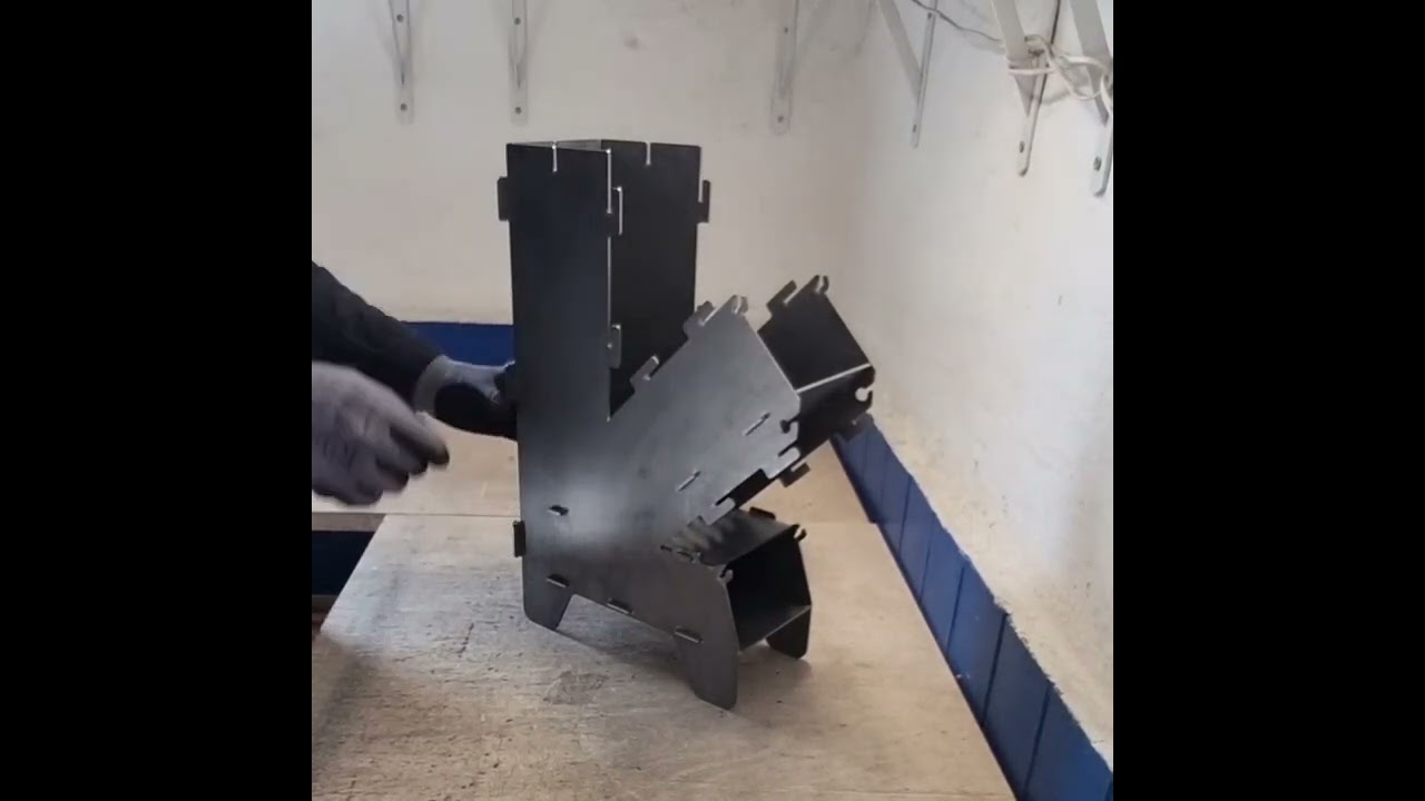 Aufbauvideo für den neuen neuen Raketenofen.
