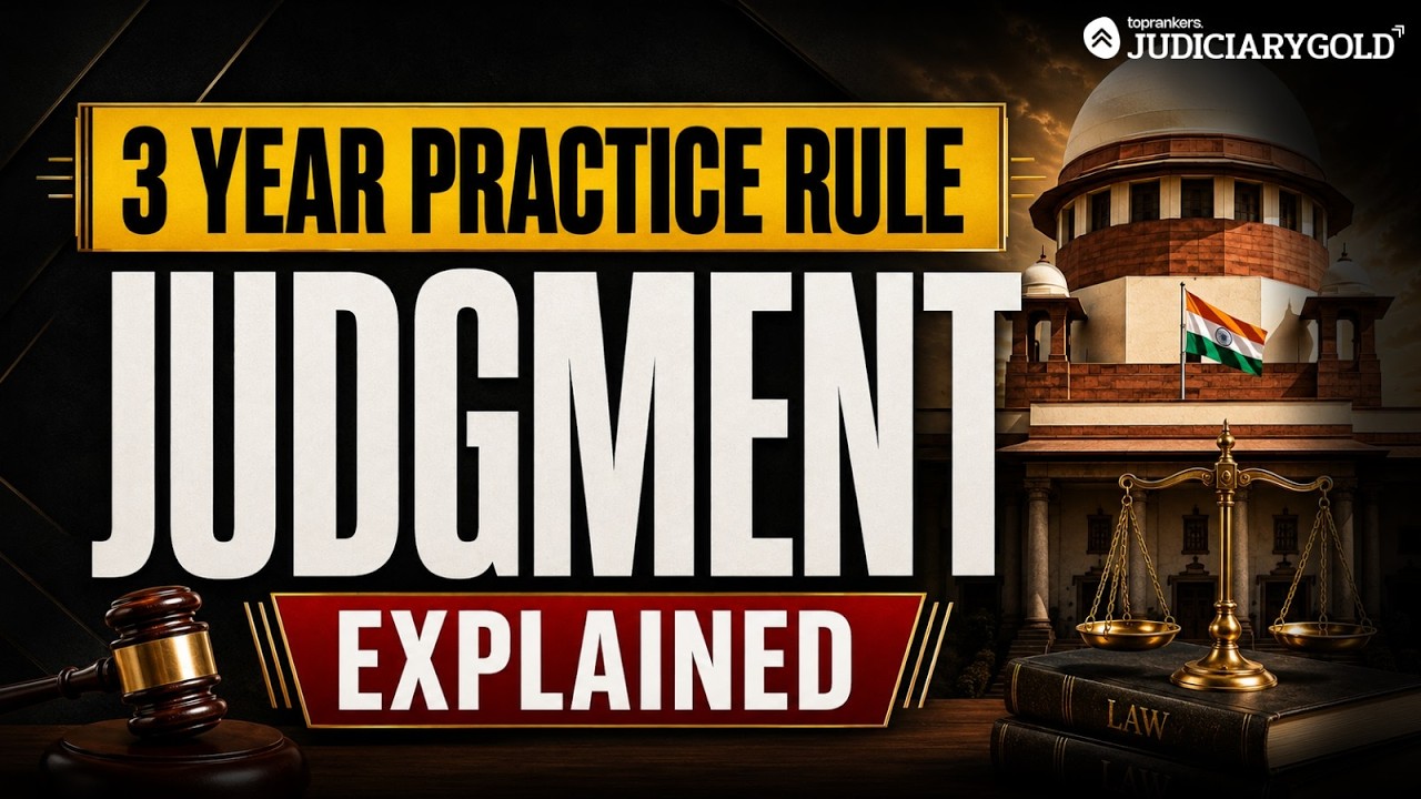 3-Year Practice Rule | Final Verdict | Explained 🛑 21st August 2026