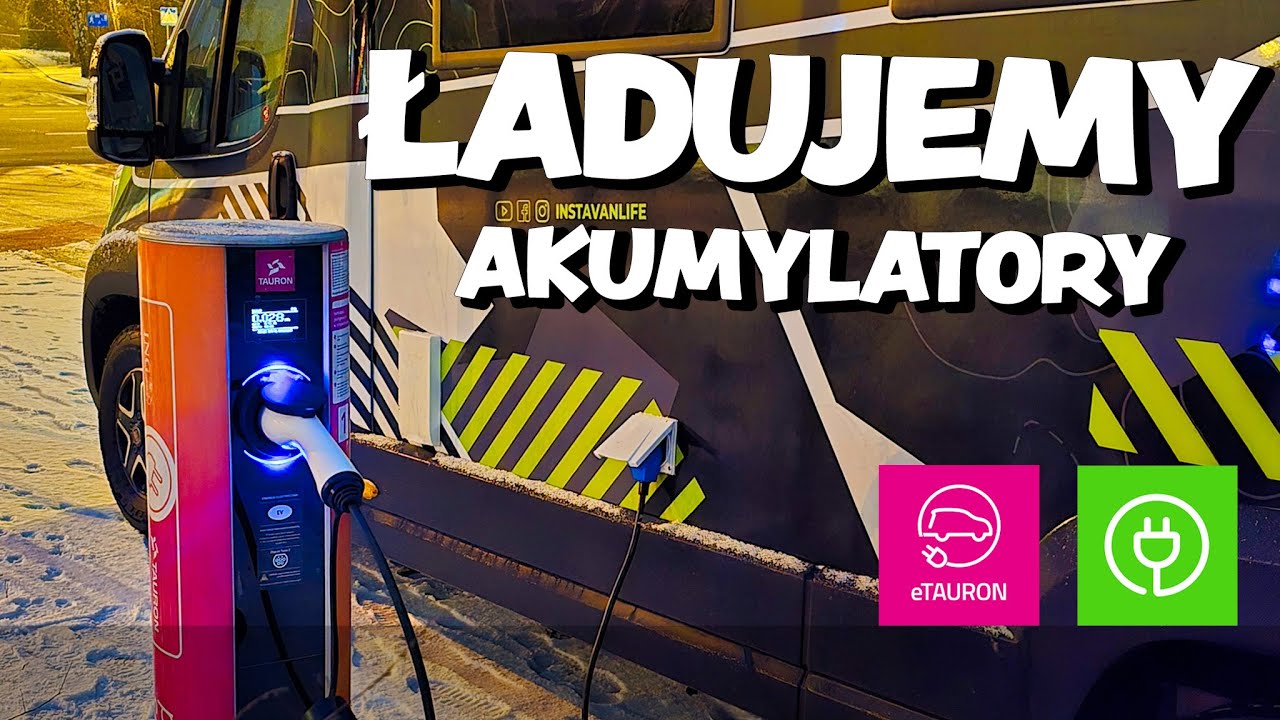 Ładujemy pod Lidlem kampera z ładowarki do aut elektrycznych. NOWY Sposób Ładowania Kampera
