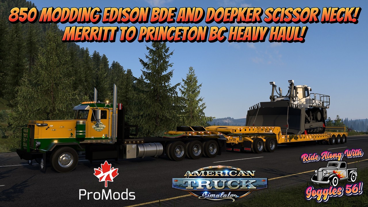 ATS 850 Modding FREE Edison BDE and Doepker Scissor Neck Heavy Haul