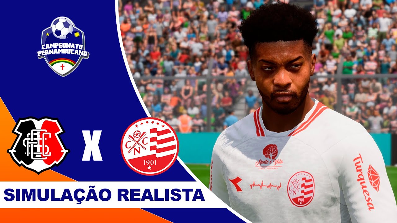 SANTA CRUZ X NÁUTICO | Pernambucano 2026 | Simulação Realista