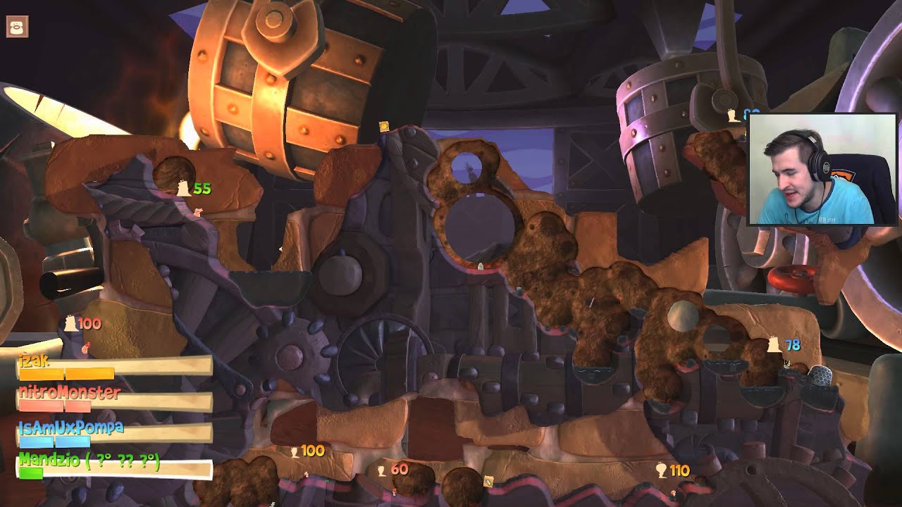 Wormso-Strike: Robak Offensive - IZAK vs ISAMU vs NITRO vs MANDZIO