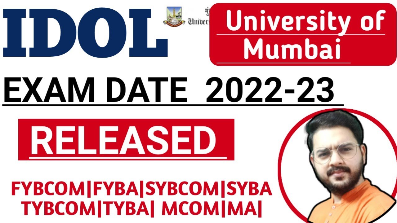 IDOL mumabi University Exam Date 2022-23|Idol Exam कब होगी||Exam date Released For 1st,3rd,5th sem|
