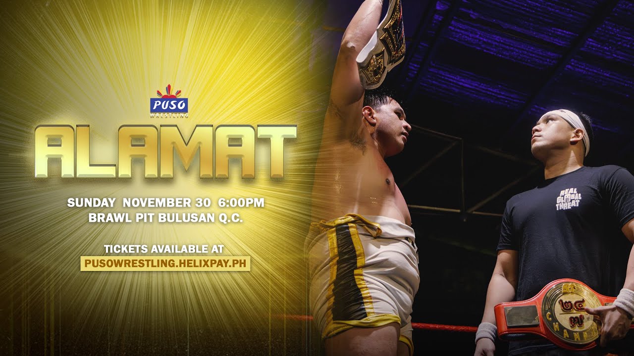 Pinoy Wrestling Legends will rise at PUSO Wrestling Alamat