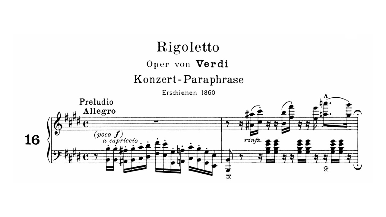Liszt - Rigoletto Paraphrase [Yundi Li]