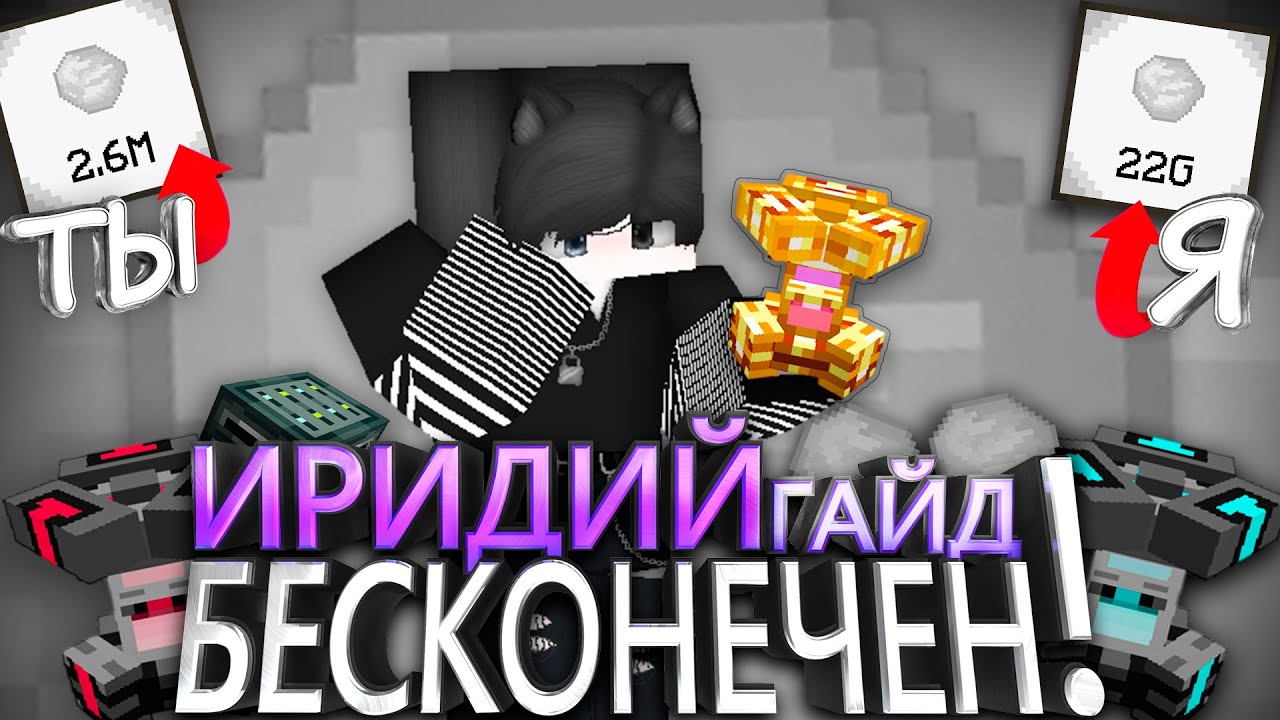 ЛУЧШИЙ АФК ФАРМ БЕСКОНЕЧНОГО ИРИДИЯ ТОП СХЕМА IC2 Minecraft  LoliLand TMRPG