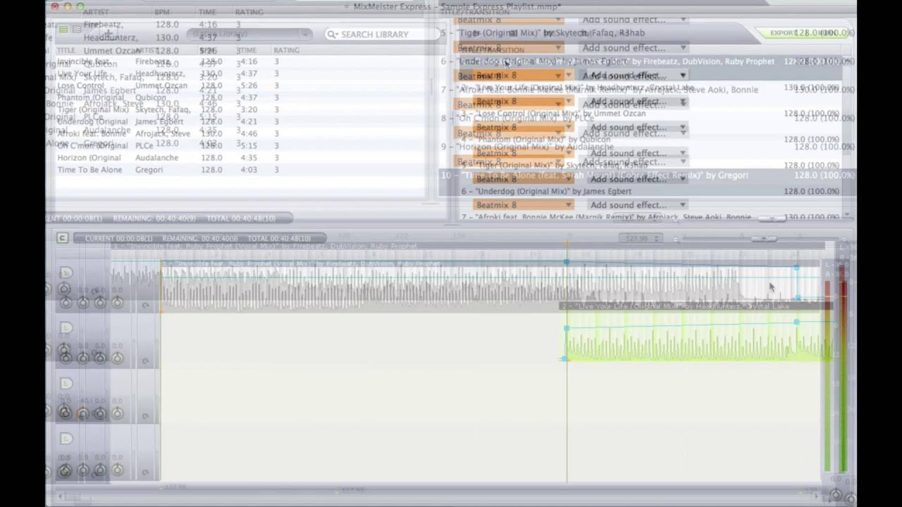 MixMeister Express Talkthrough Video