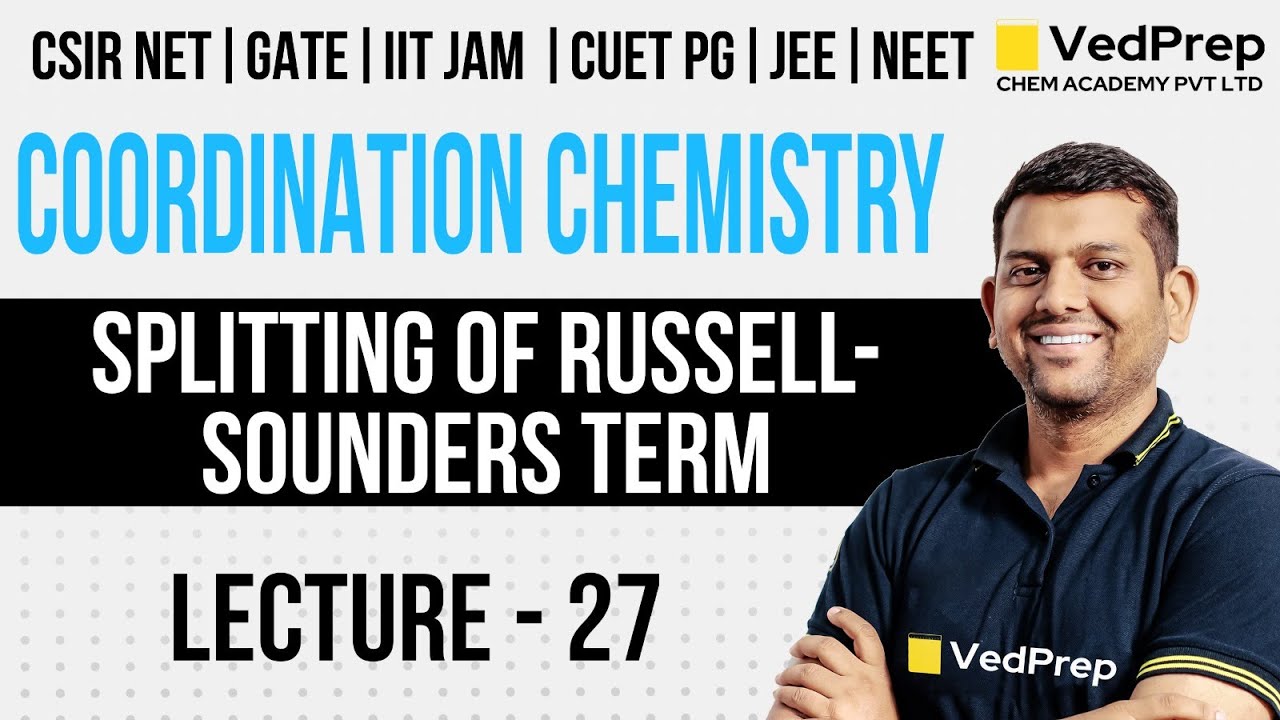 Coordination Chemistry | Splitting of Russell- Saunders  Terms | CSIR NET | GATE | IIT JAM