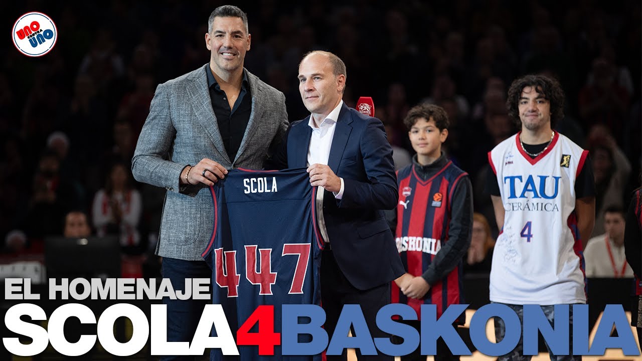 LUIS SCOLA y el retiro de la CAMISETA 4️⃣ del Baskonia 🔥