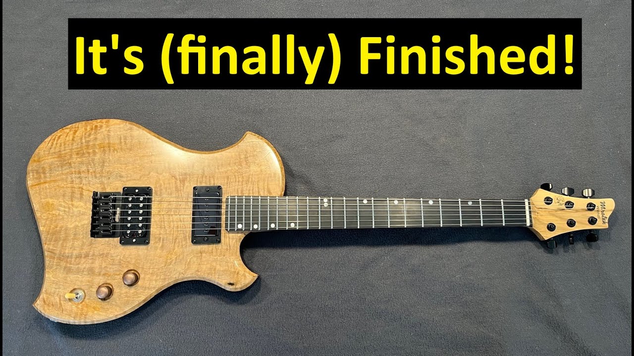 Electric Guitar Build - Part 8 FINAL-final in the Series!