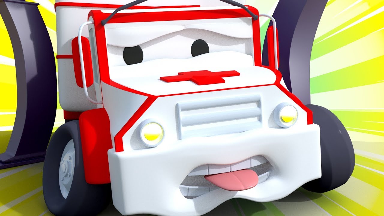 Tom the Tow Truck - Amber the Ambulance of Car City ! Cars and Trucks Cartoon for kids