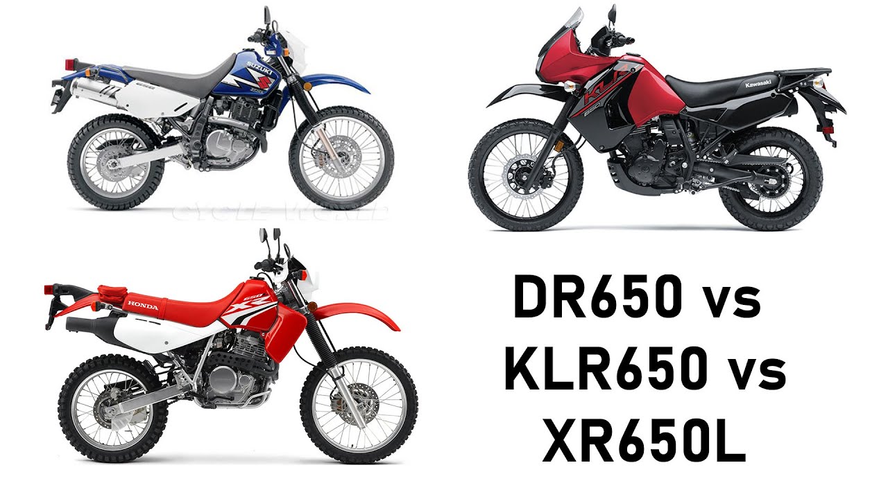 KLR650 против DR650 против XR650L: полное руководство покупателя / Доступный 650-кубовый мотоцикл...