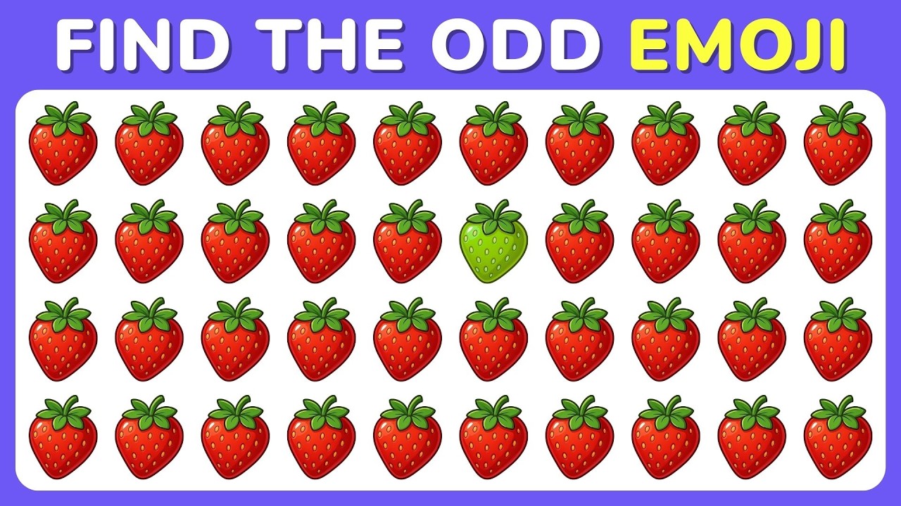 Find the ODD One Out 😱 | Emoji Quiz | Easy, Medium, Hard 🔥 #quiz #challenge
