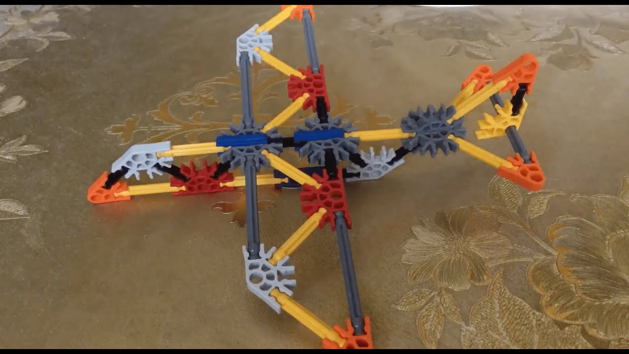 Easy K&rsquo;NEX Plane! | Stop Motion | JS Studios