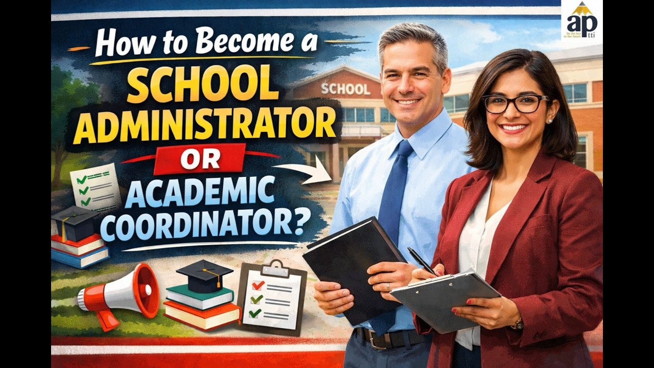 How to Become a School Administrator or Academic Coordinator in India | Step-by-Step Career Guide.