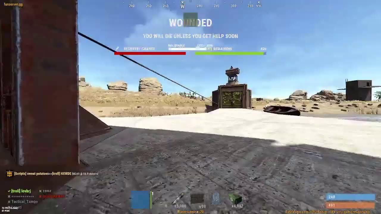 Playing Rust Servers!
