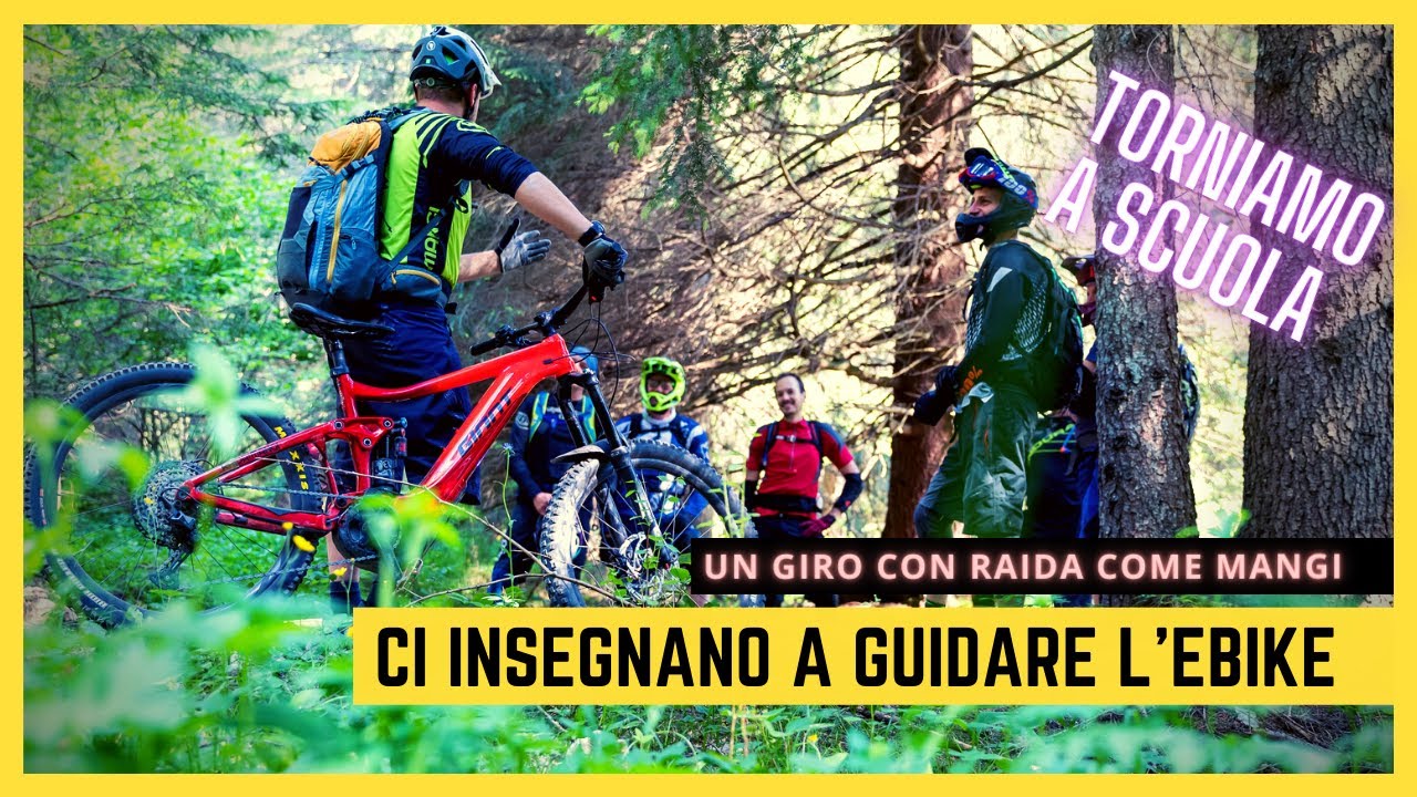 1 ORA DI LEZIONE E TEST E-BIKE INSIEME A RAIDA COME MANGI. SIAMO TORNATI A SCUOLA!