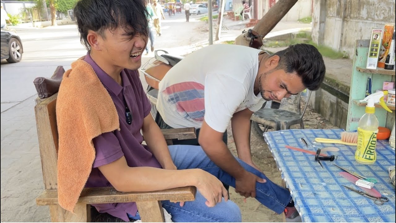 NEMU LG PIJAT BARBAR JALANAN INDIA!SAMPE ADA YG CUKUR BULU DADA😂NGERI” SEDAP PIJAT BANG JAGO
