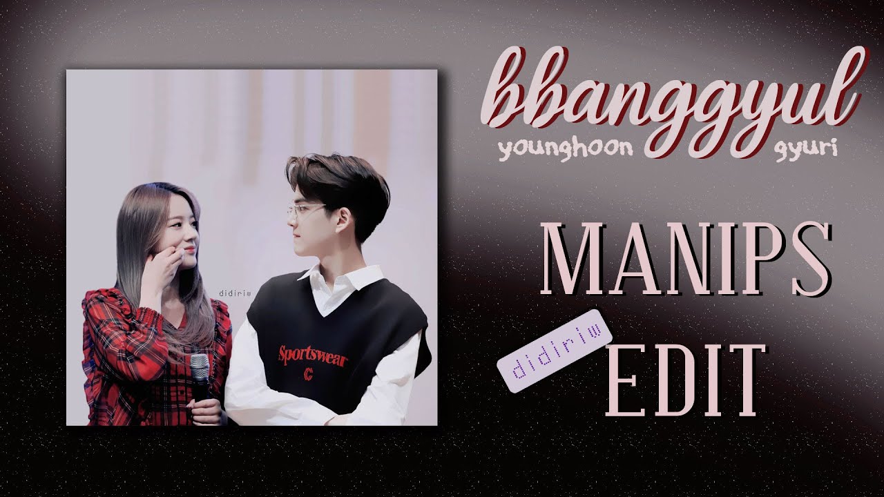 [MANIPS EDIT] The Boyz Younghoon & Fromis_9 Gyuri | Adobe Photoshop CS3