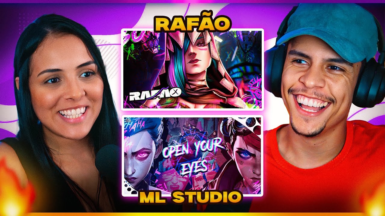 2 EM 1 RAFÃO + ML STUDIO: OPEN YOUR EYES + You're a Jinx | [Casal Jounin React] 🔥