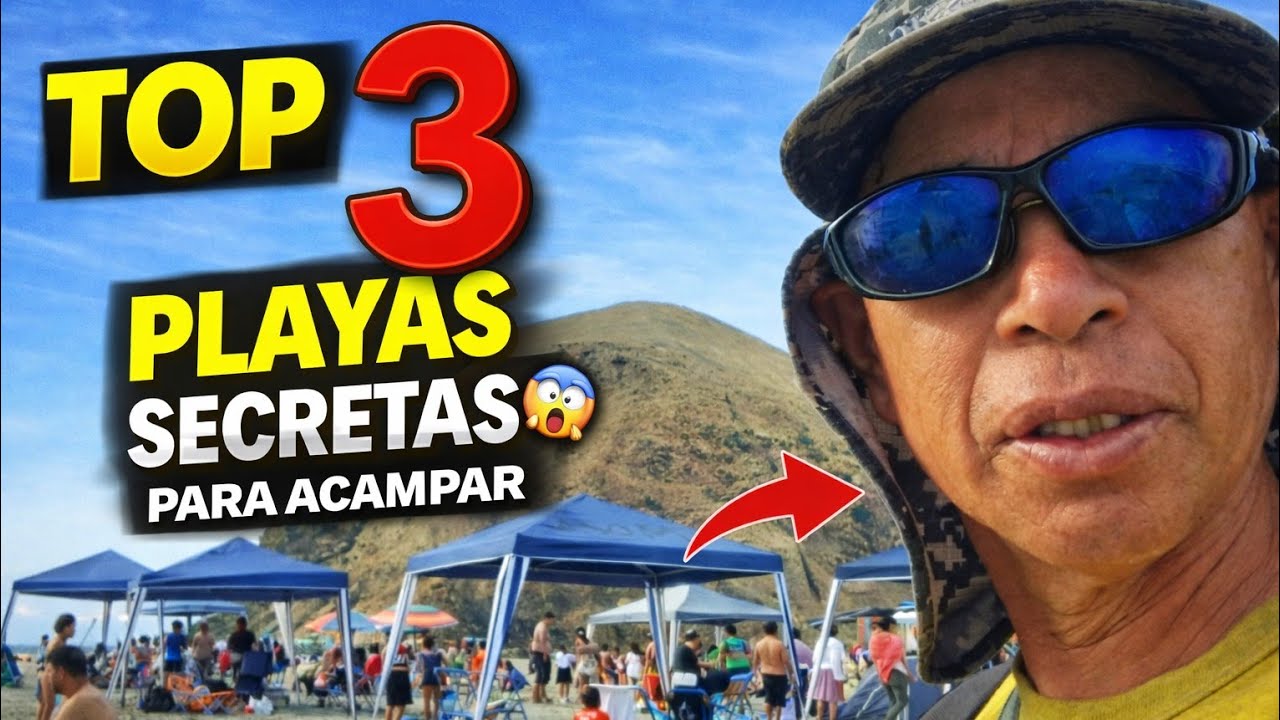 3 playas desconocidas para muchos y acampar