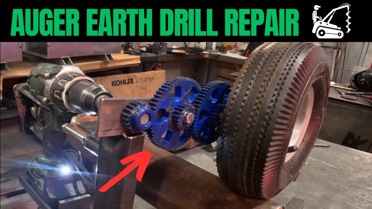 Can You Believe This Amazing Auger Earth Drill Repair?