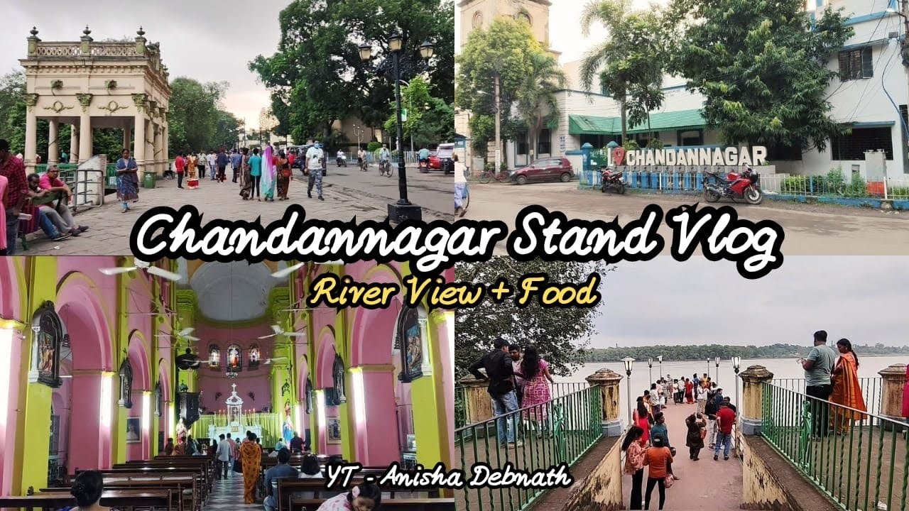 Chandannagar Stand Vlog | River view + Food | Explore | Anisha Debnath 