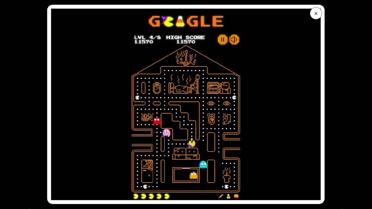 GOOGLE DOODLE HALLOWEEN PAC-MAN 2025!!!  - Part 4 - FINALE!