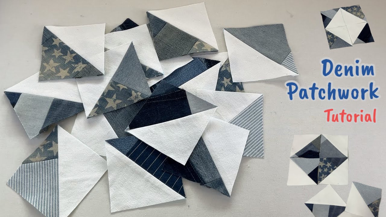 denim patchwork ideas , denim patchwork tutorial