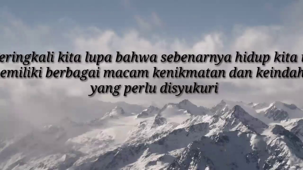 LANDASAN HIDUP RELIGIUS BERSYUKUR