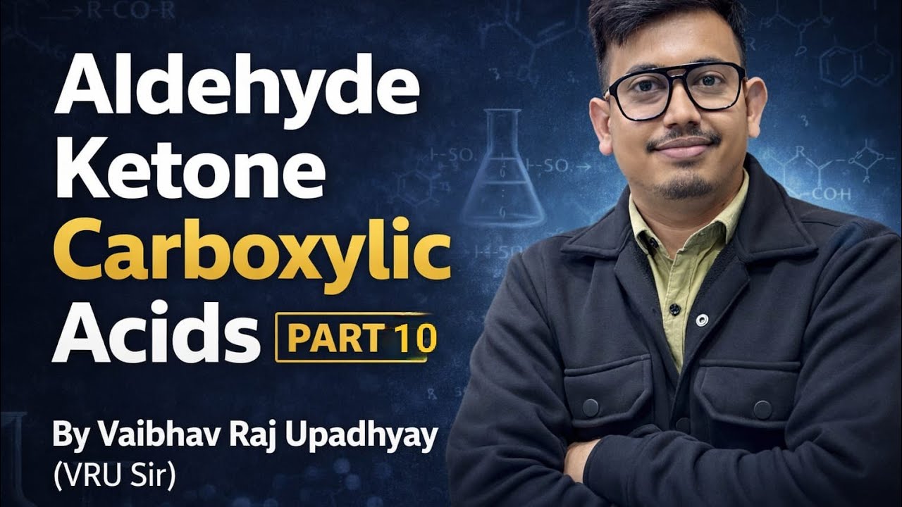 Aldehydes, Ketones and Carboxylic Acids 10 by VRU Sir |Class 12th Organic Chemistry|#scienceacharya 