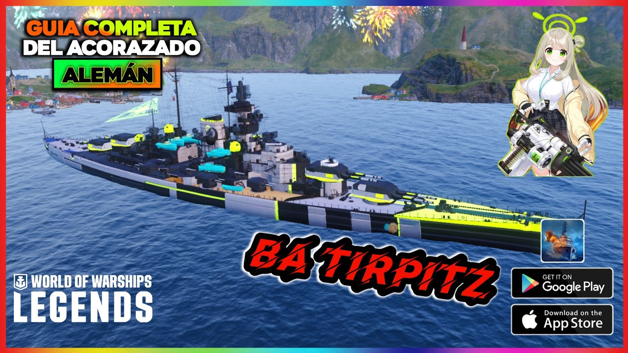 📣 Te presento al BA Tirpitz, versión a lo monas japonesas pero con esteroides 😳