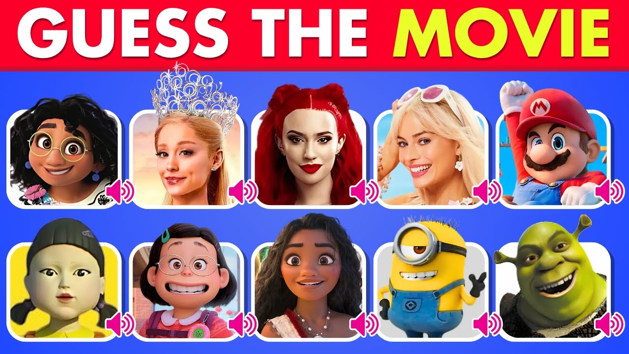 Guess the Movie by the Song | Descendants, Wicked, Moana 2, Encanto, Squid Game & more | Movie Quiz