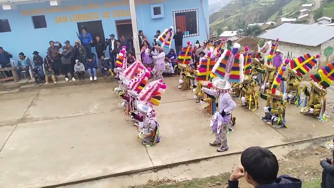 Fiesta costumbrista los negritos de Huánuco Coquin.