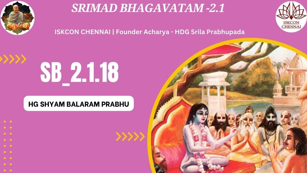 SB_2.1.18 - Absorbtion in service to Supreme Lord is better than impersonal prāṇāyāma or samadhi !