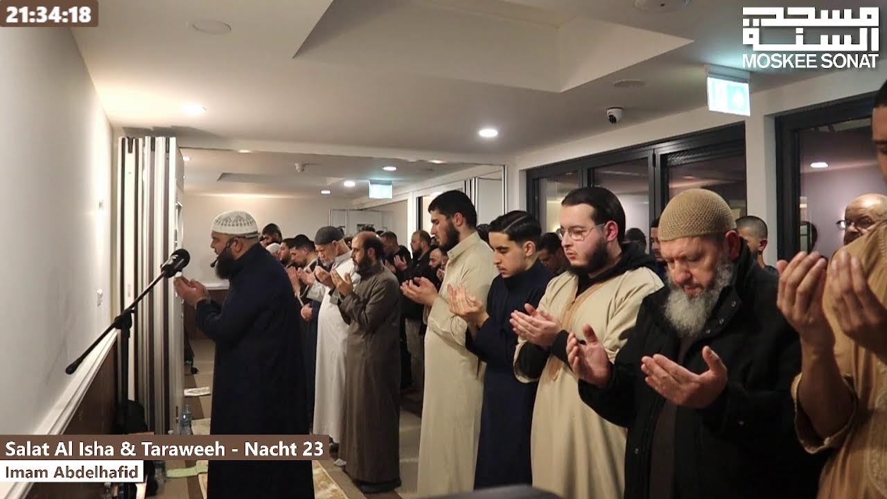 Salat Al Isha & Taraweeh | 1447/2026 - Nacht 23 | Imam Abdelhafid, Ismail & Kamal
