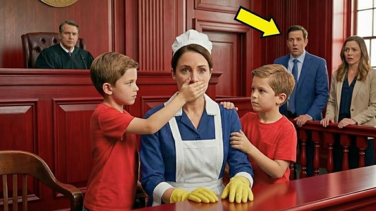 LA NIÑERA ACUSADA POR EL MILLONARIO FUE A JUICIO SIN ABOGADO — HASTA QUE LOS HIJOS DE ÉL LO 